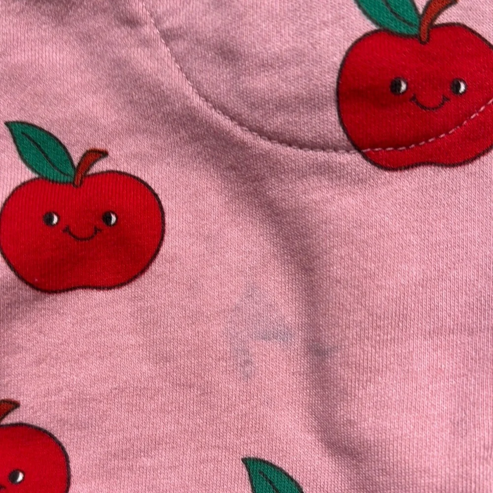 Mini boden Pink Apple Print Kids Pullover - Picture 5 of 5